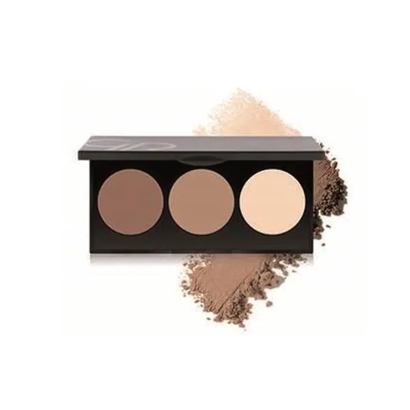 کیت کانتورینگ پودری گلدن‌رزGOLDENROSE مدل 3 رنگ