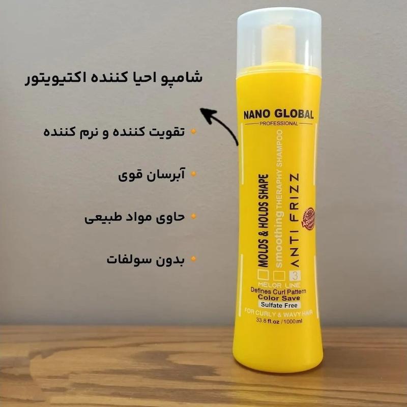 شامپو فاقد سولفات اکتیواتور(فرکننده) نانو گلوبال NANO GLOBAL