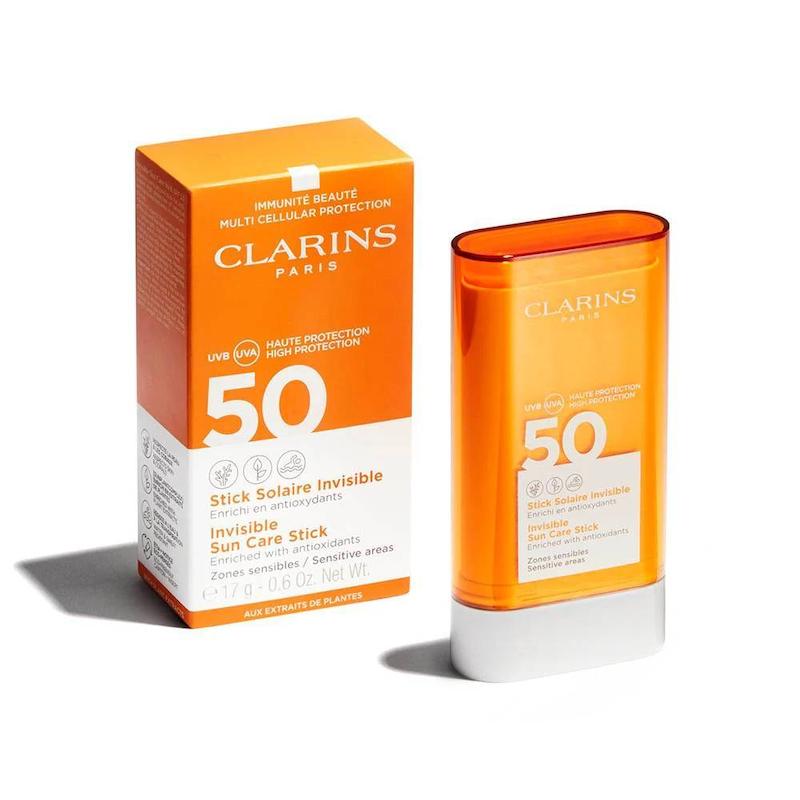 ضد آفتاب استیکی کلارنس بی رنگ Clarins Invisible Sun Care Stick SPF50