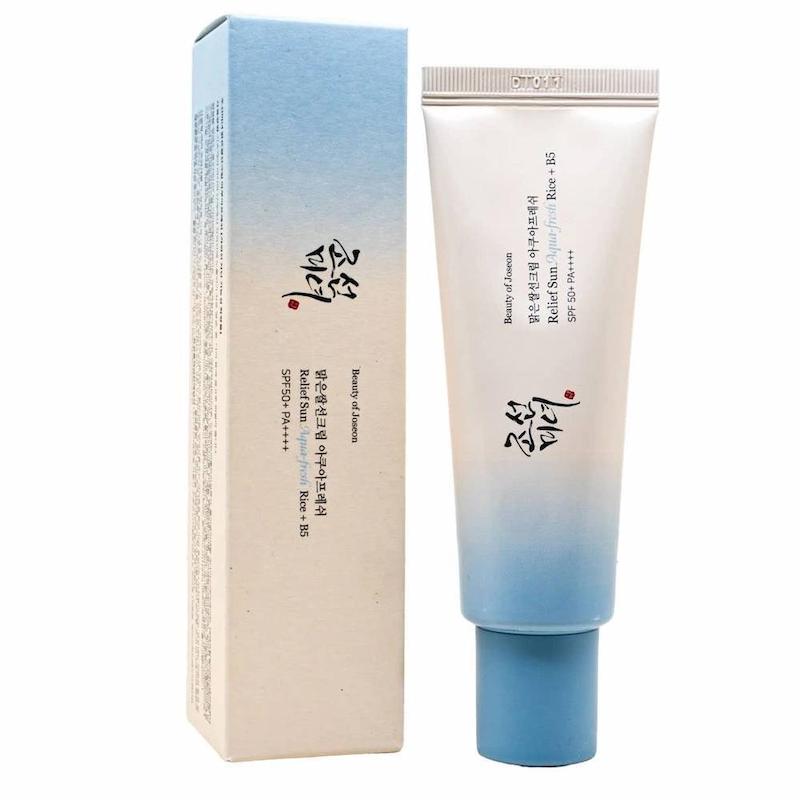 ضد آفتاب پوست چرب آکوا فرش بیوتی آف جوسان beauty of joseon relief sun aqua fresh rice + b5