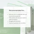 ماسک صورت 4 عددی بایودنس سبز کنترل کننده چربی و تسکین جوش (biodance)	