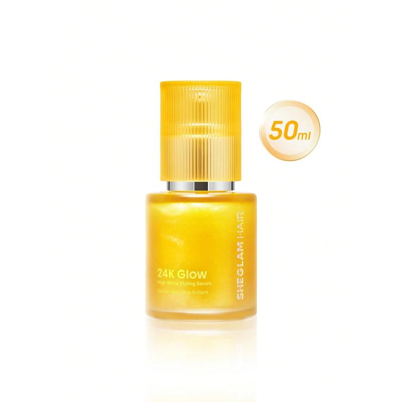 24K Glow High Shine Styling Serum-50ml  (sheglam) سرم 24 عیار براق و محافظت کننده مو شیگلم	