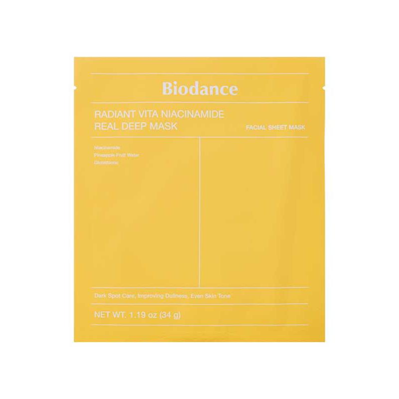 ماسک 1 ورقه ای زرد (biodance)	