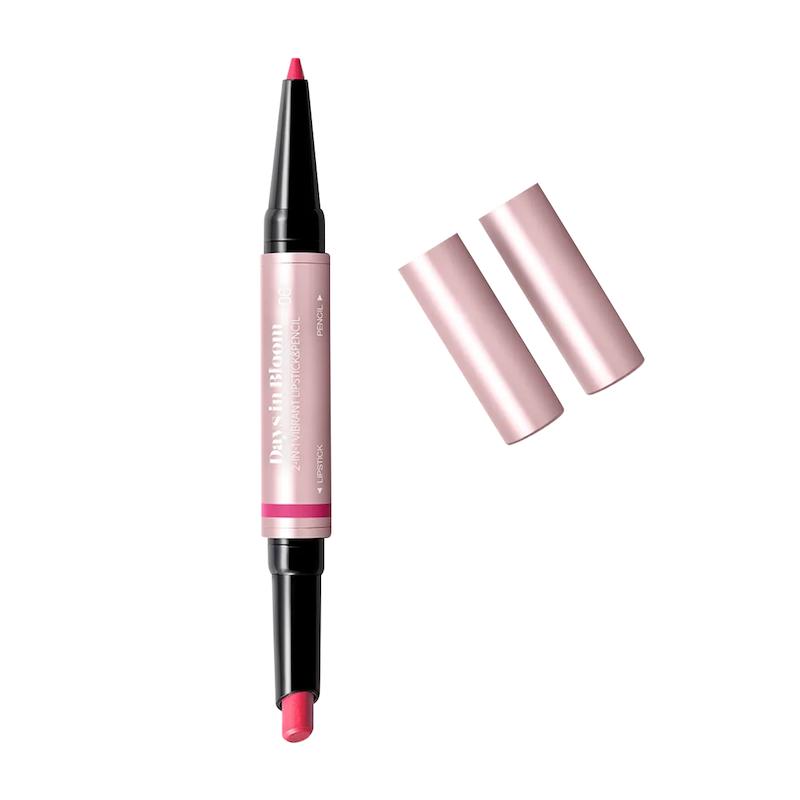 days in bloom 2-in-1 vibrant lipstick & pencil 04 (kiko) خط لب رژلب دوطرفه