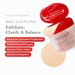 پد پیلینگ لایه بردار و ضد جوش سوکسینیک اسید قرمز مدی کیوب red succinic acid peeling pad 155G (Medicube)	