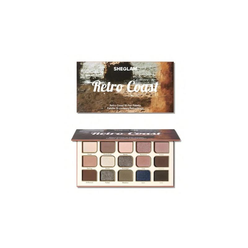 Retro Coast 15-Pan Palette (sheglam) پالت سایه 15رنگ