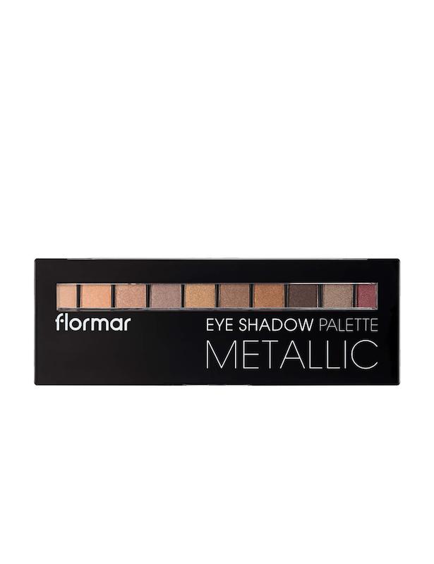 پالت سایه متالیک فلورمار Metallic eyeshadow palette 663 (Flormar)