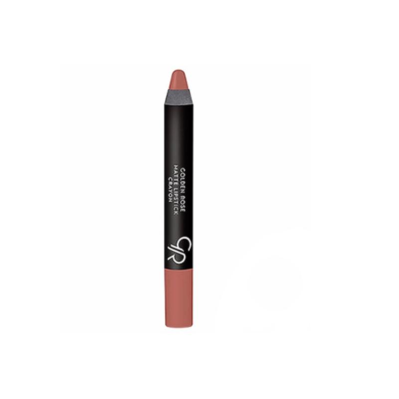 رژلب مدادی کرایون گلدن رز Matte Lipstick crayon 18 (Golden rose)