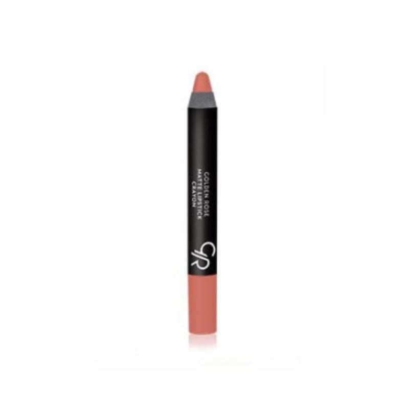 رژلب مدادی کرایون گلدن رز Matte Lipstick crayon 27 (Golden rose)