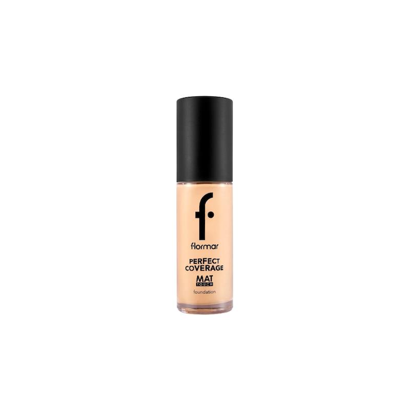 کرم پودر مات 306 فلورمار Perfect coverage mat touch fondation 306 pastelle (Flormar)