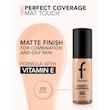 کرم پودر مات 308 فلورمار Perfect coverage mat touch fondation 308 fair lvory (Flormar)