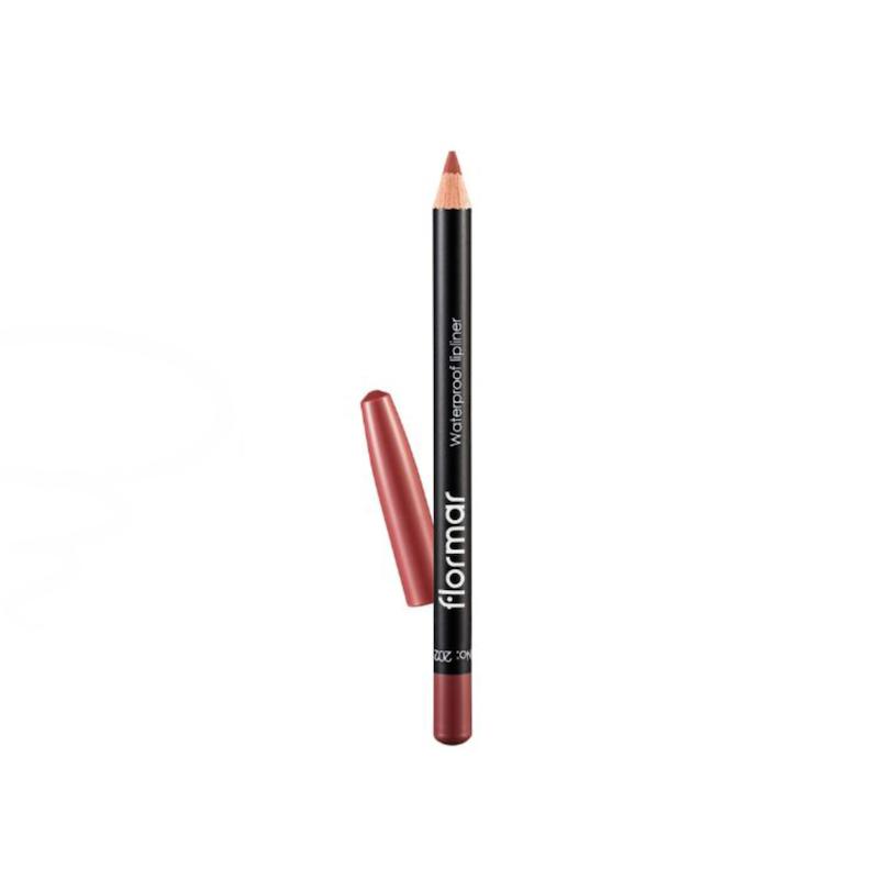 مداد لب بادوام و ضدآب فلورمار Waterproof lipliner 202 (Flormar)
