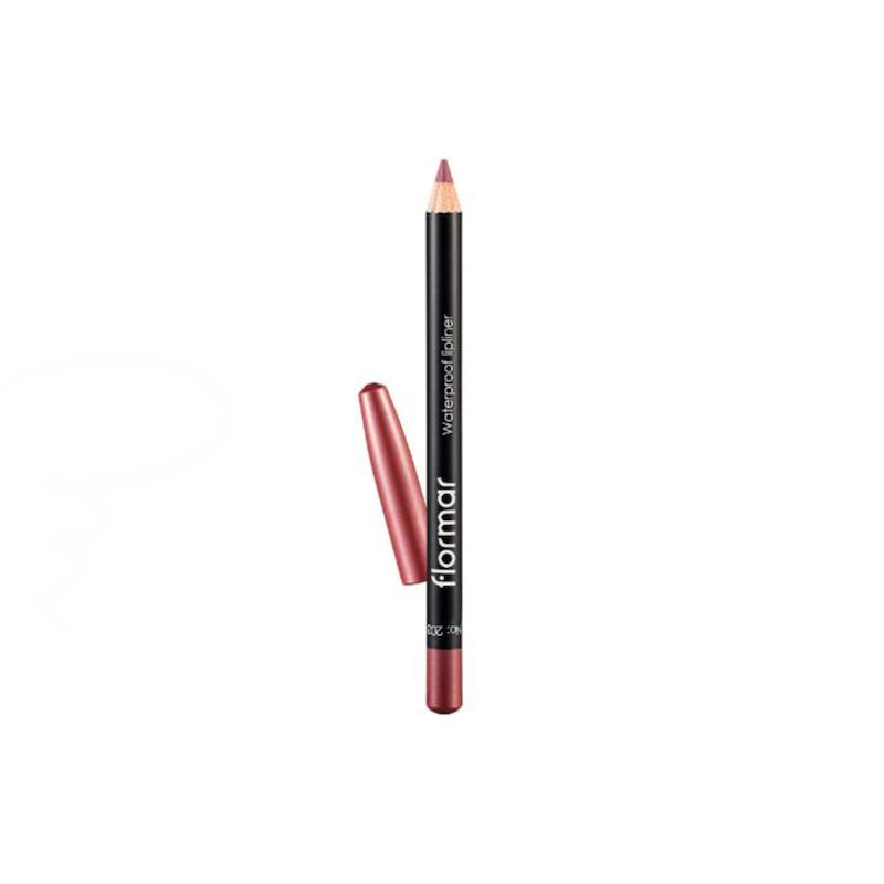 مداد لب بادوام و ضدآب فلورمار Waterproof lipliner 203 (Flormar)
