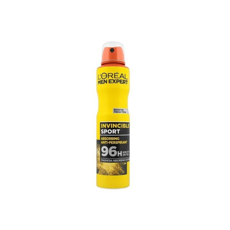 اسپری ضدتعریق 96 ساعته زرد لورال (Loreal)