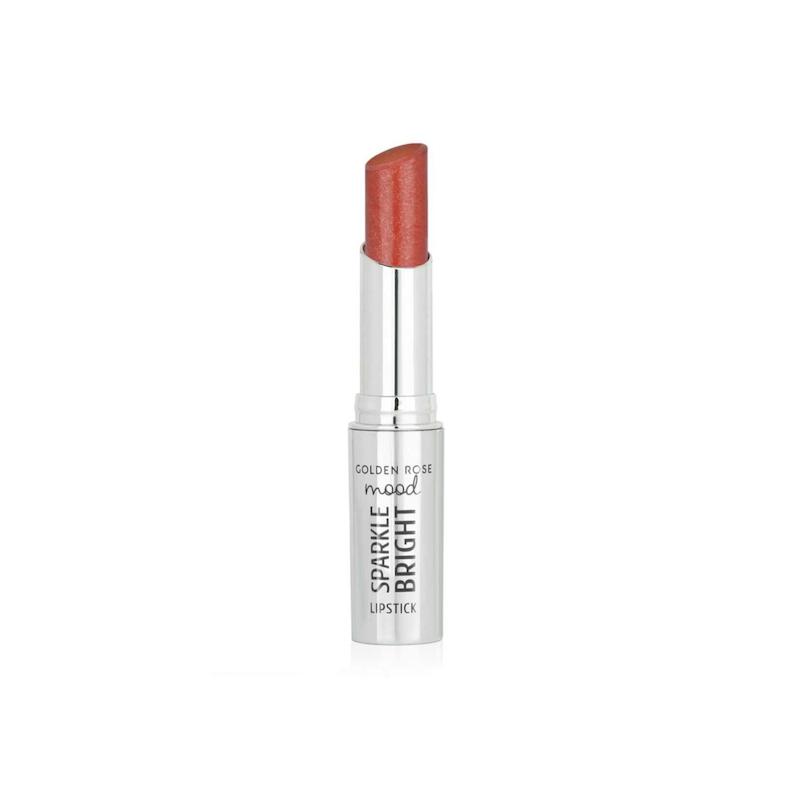رژلب براق و شاین دار شماره 152 PEACH GLAM گلدن رز Sparkle bright lipstick (Golden rose)