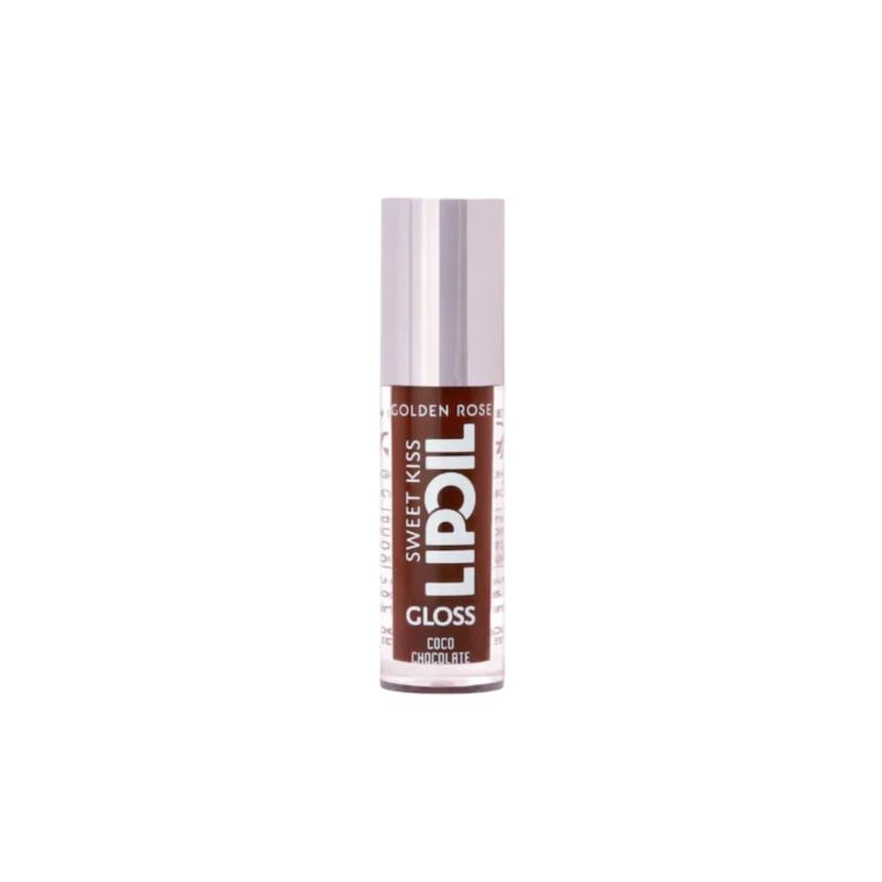 لیپ اویل براق شماره 06 COCO CHOCOLATE گلدن رز Lip oil gloss (Golden rose)