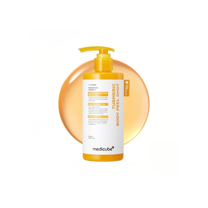 پیلینگ شات بدن کوجیک اسید و زردچوبه مدی کیوب Kojic acid turmeric body peel shot 280ml (Medicube)