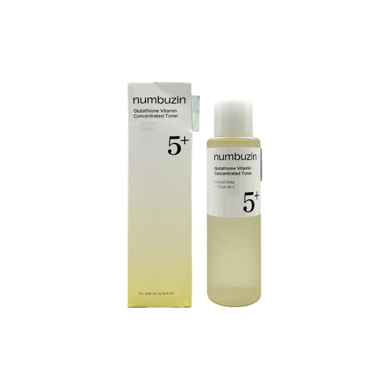 تونر روشن کننده گلوتاتیون شماره 5 نامبوزین Glutathione vitamin concentrated toner (Numbuzin)