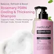 شامپو رزماری پی دی ار ان مدی کیوب Rosemary pdrn cooling thickening shampoo 400ml (Medicube)