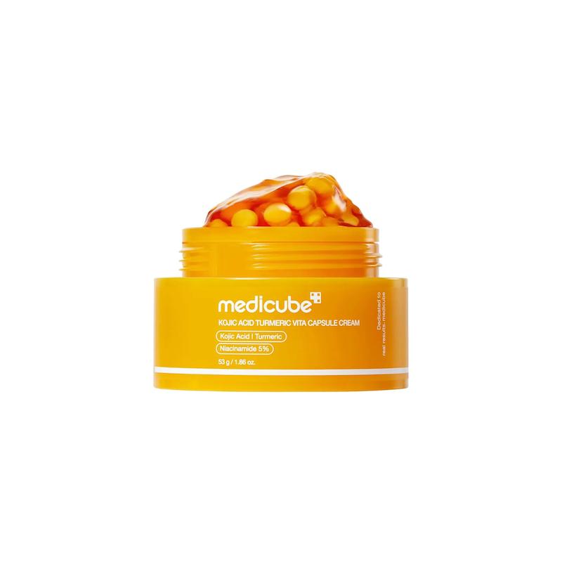 کرم کپسولی کوجیک اسید زردچوبه مدی کیوب Kojic acid turmeric vita capsule cream 53g (Medicube)