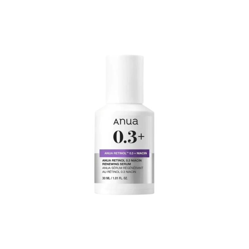 سرم بازسازی کننده رتینول و نیاسین آنوا Anua retinol 0.3% niacin renewing serum 30ml (Anua)
