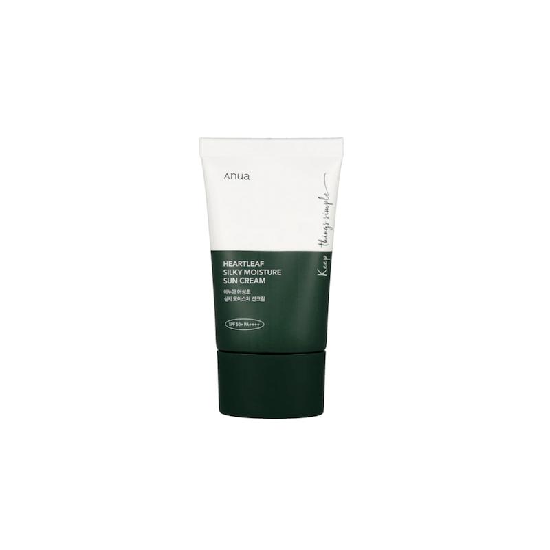 ضدآفتاب مرطوب کننده آنوا Heartleaf silky moisture suncream 50ml (Anua)