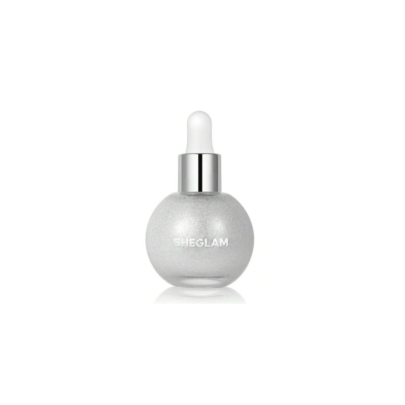 روغن بدن هایلایتر و براق کننده شیگلم Sunlit silk highlighting body oil- Frosted opal (Sheglam)