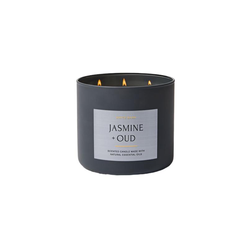 شمع وایت برن بس اند بادی Whie barn Scented candel- Jasmine +Oud (Bath & body)