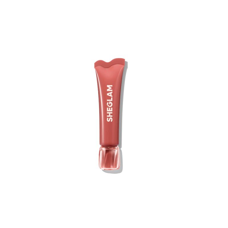 رژگونه مایع مات تیوپی شیگلم Squeeze & Dot matte blush paint- Almond brittle (Sheglam)