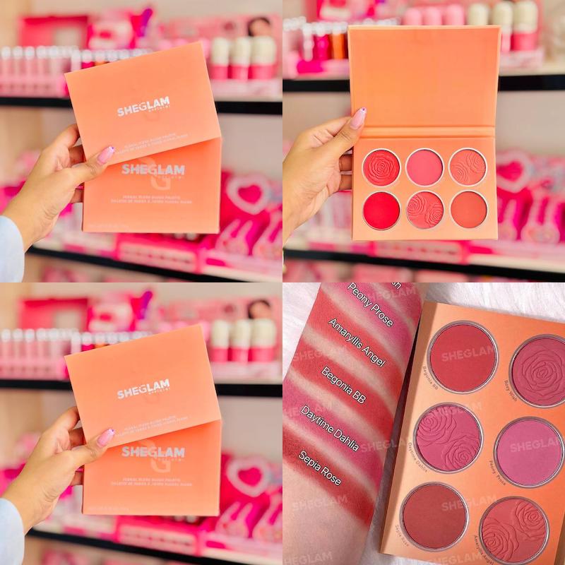 پالت جذاب 6 رنگ رژگونه شیگلم