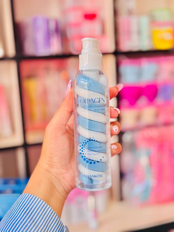 لوسیون بدن ضد پیری حاوی کلاژن مارشمالو سادور sadoer