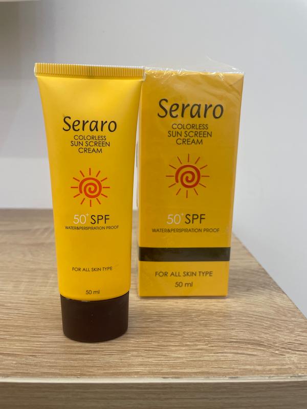 ضد آفتاب بی رنگ Seraro سرارو اورجینال 