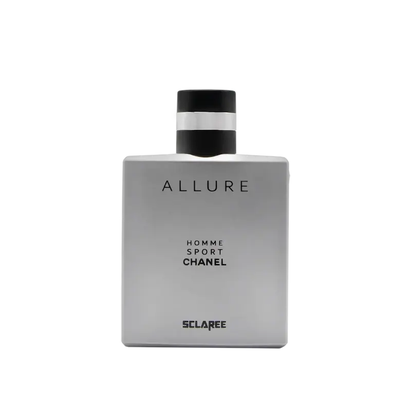 ادوپرفیوم مردانه اسکلاره Sclaree مدل الور هوم اسپرت Chanel Allure Homme Sport حجم 100 میلی لیتر طرح مارک