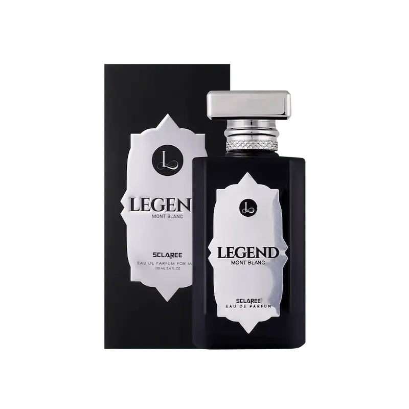 ادوپرفیوم اسکلاره لجند Legend مردانه حجم 100 میلی لیتر – رایحه Mont Blanc Legend