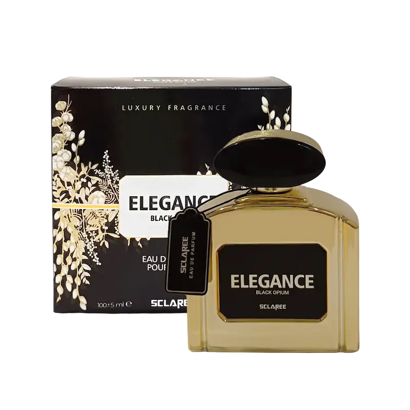 ادوپرفیوم اسکلاره الگنس Elegance زنانه حجم 100 میلی لیتر – رایحه Black Opium
