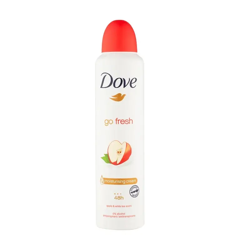  اسپری دئودورانت داو Dove زنانه مدل Go Fresh رایحه سیب حجم 250 میل