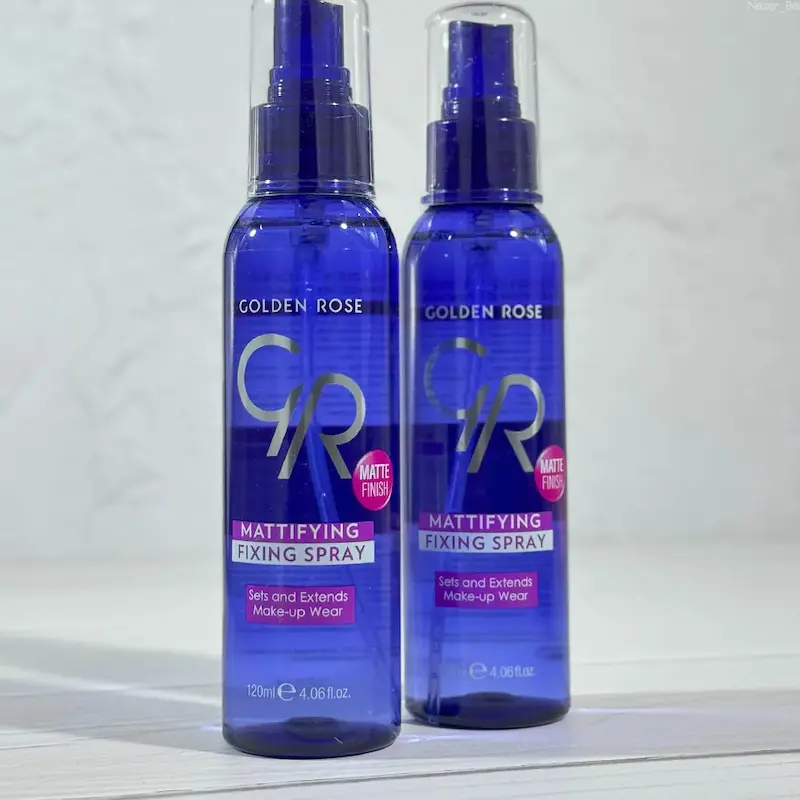 اسپری فیکس مات کننده گلدن رز مدل mattifying fixing spray