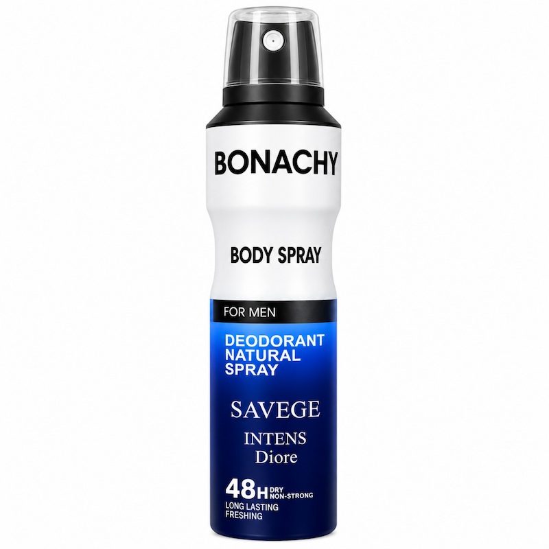  اسپری ضدتعریق بدن مدل ساواج اینتنس دیور Savege Intense Diore بوناچی BONACHY l حجم 250 میل