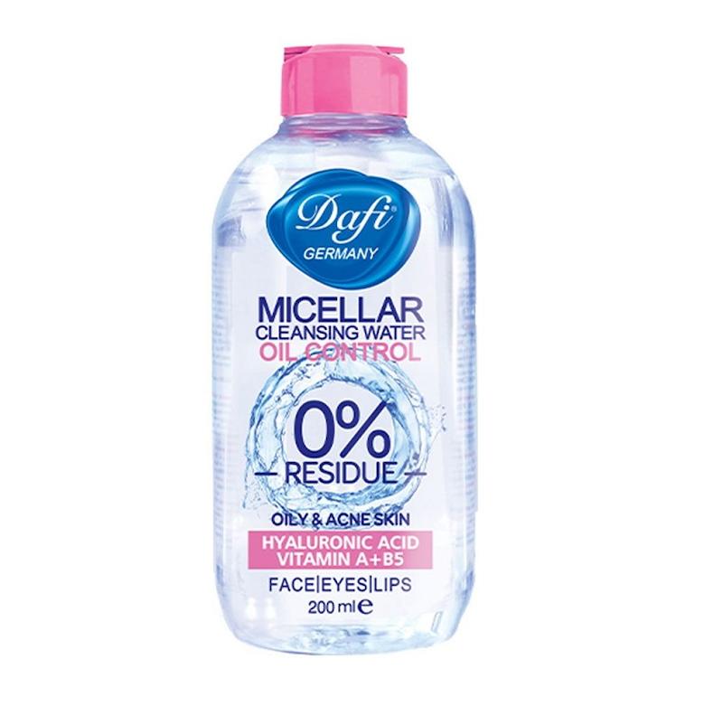 میسلار دافی Dafi مدل Oil Control مناسب پوست های چرب حجم 200 میلی لیتر