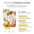 ماسک جورابی لایه بردار پا پیوردرم Purederm Exfoliating Foot Mask