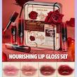 پک برق لب 4 عددی امبر رز شیگلم Sheglam Ember Rose Love Nourishing Lip Gloss Pack