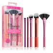  ست براش 5 عددی بادبزنی ریل تکنیک Real Techniques Everyday Essentials Makeup Brush Kit