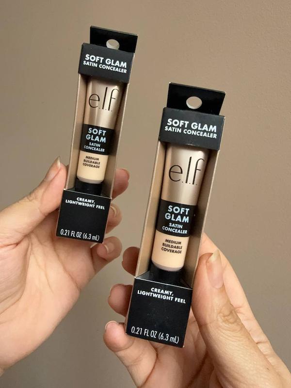 کانسیلر elf soft glam satin 