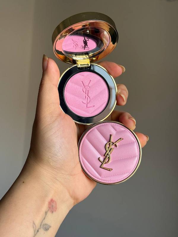 رژگونه پودریMake me blush powder yves saint laurent رنگ شماره 42