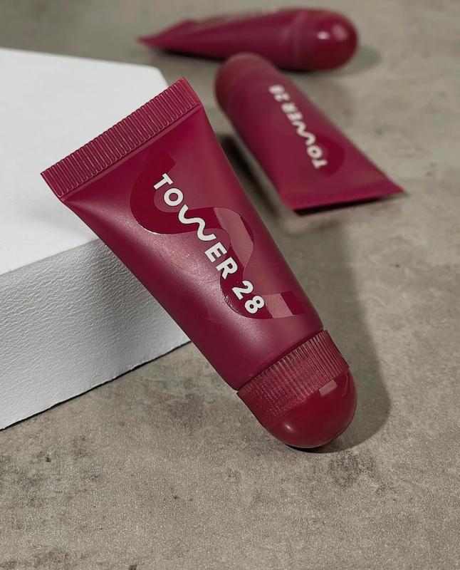 بالم لب تیوپی tower28 رنگ ube vanilla