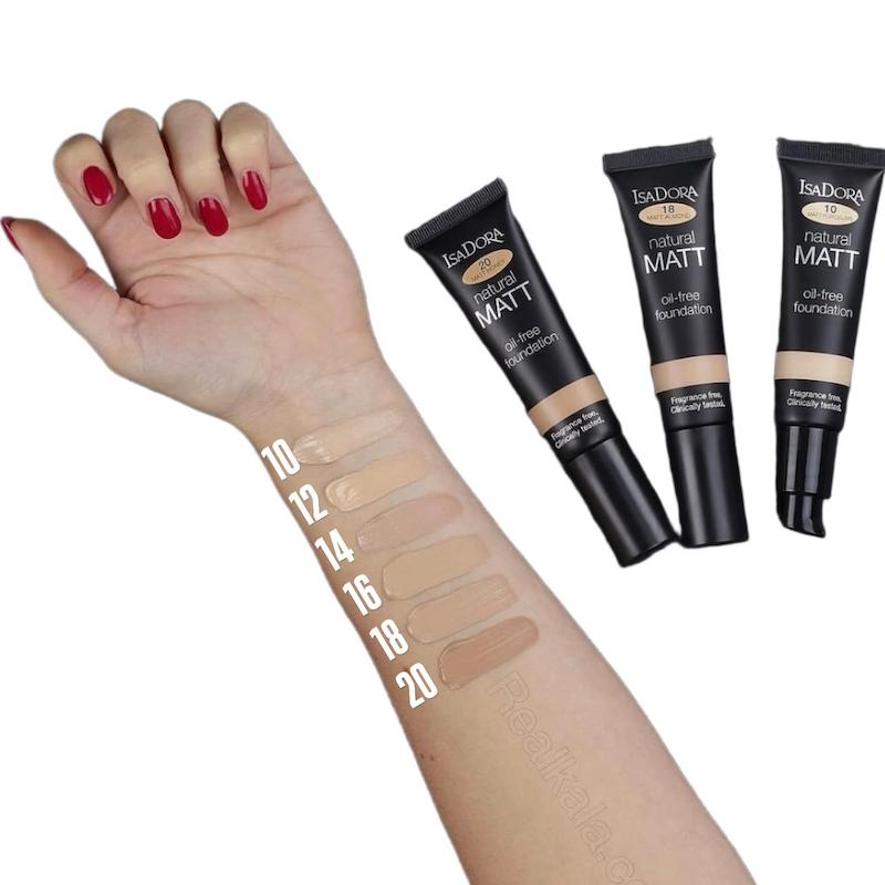 کرم پودر مات ایزادورا اصل 35 میل | Natural Matt Oil-Free Foundation