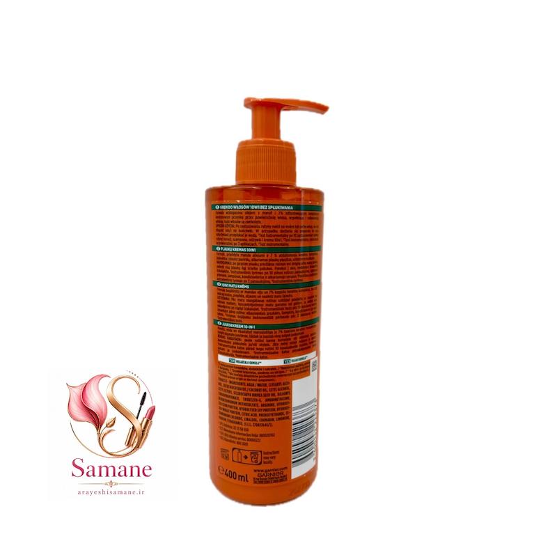 کرم مو ۱۰ کاره مدل Fructis Goodbye Damage حجم ۴۰۰ میل