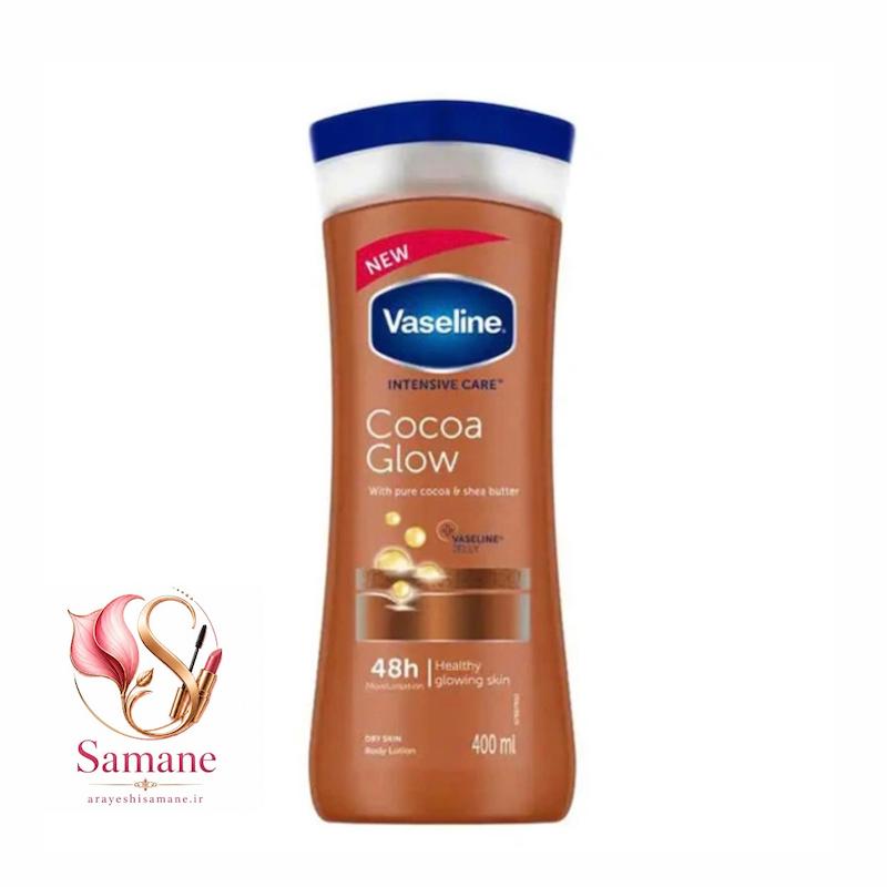 لوسیون بدن مدل Cocoa Glow (کره کاکائو) نرم کننده و آبرسان قوی حجم ۴۰۰ میل