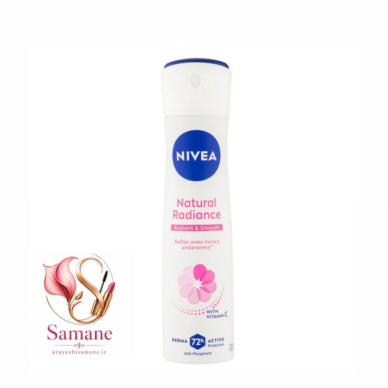 اسپری ضد تعریق زنانه مدل Natural Radiance اورجینال حجم ۱۵۰ میل