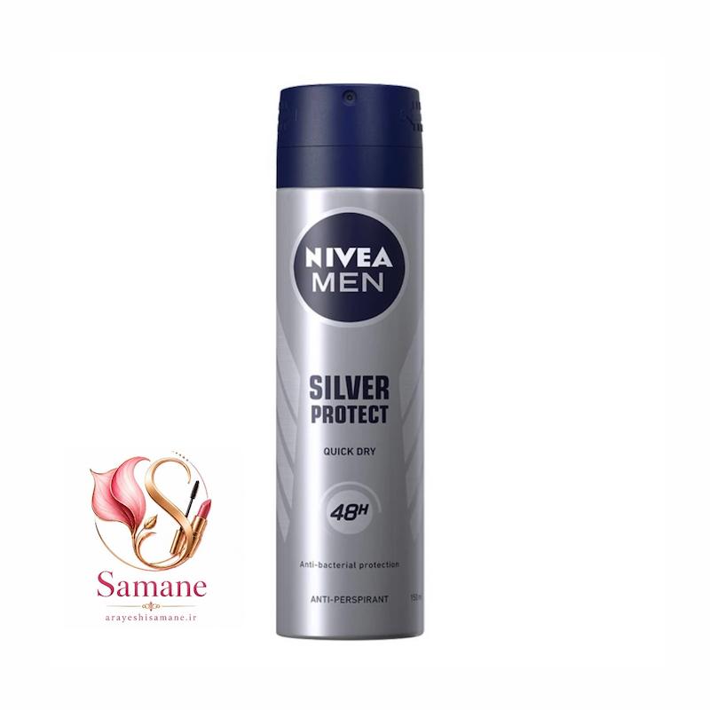 اسپری ضد تعریق مردانه مدل Silver Protect حجم ۱۵۰ میل